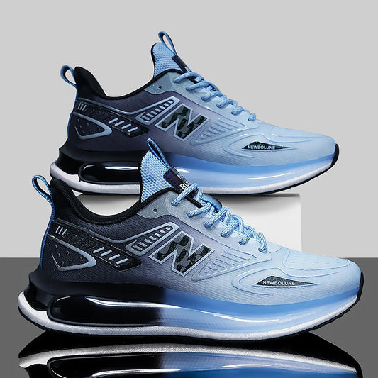 Sports Shoes for Men Mesh Breathable Comfortable Outdoor Sports Trendy Lace-up Sneakers 2025 New Casual Running Shoes for Man