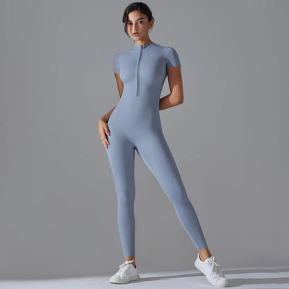 “Flexoora Women’s Quick‑Dry Breathable Fitness Bodysuit”