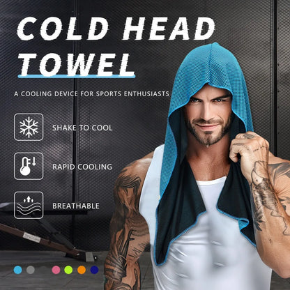 Sports Cooling Gym Towels Hair Quick Drying Hand Wrap Water Absorption Outdoor Travel Gymnastics Cool Sweat Portable Towel Hat