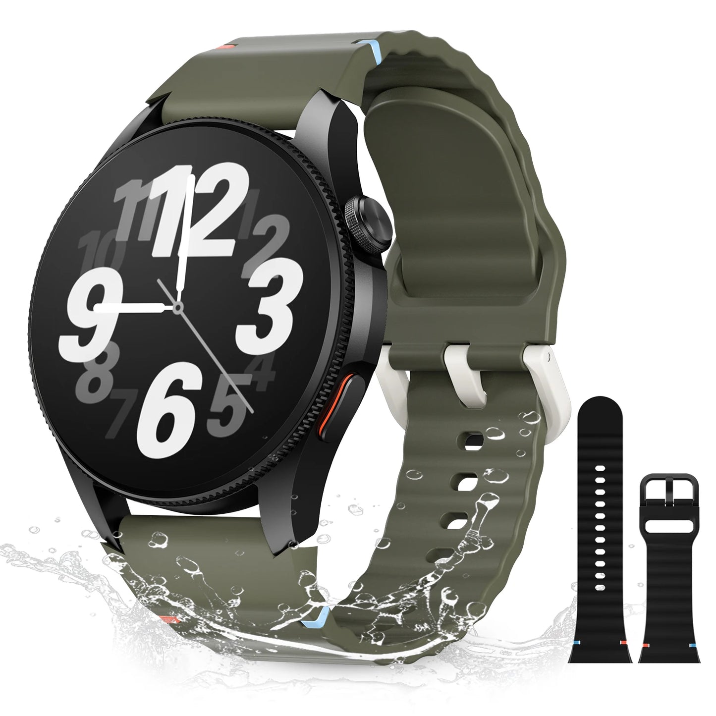 Smart Watch 1.43" AMOLED Screen Bluetooth Call GPS Fitness Tracker 150+ Sport Modes Heart Rate/SpO2 Monitor 450mAh