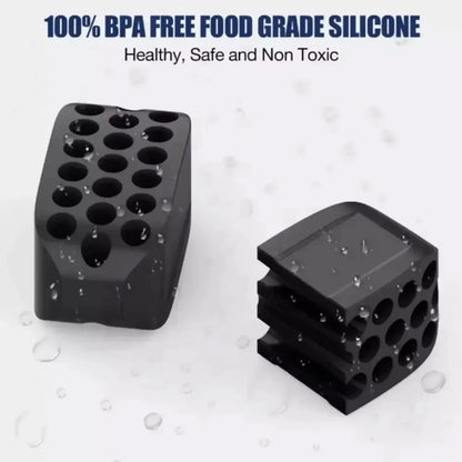 “Flexoora Jaw‑Line Trainer – Gym Fitness Body Silicone Dual Resistance Chew Balls”