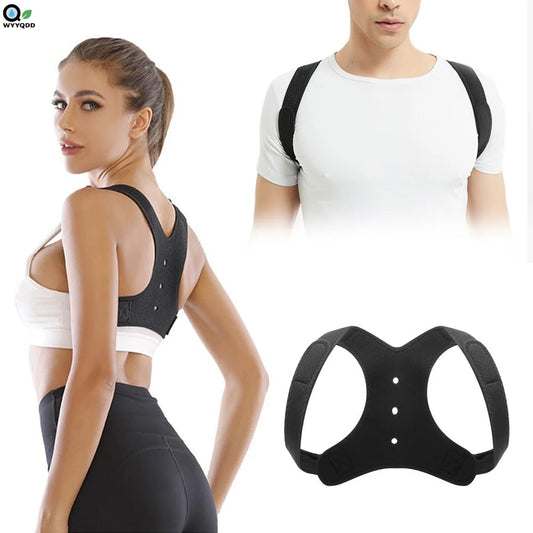 “Flexoora Posture Corrector Brace – Gym Fitness Body Adjustable Upper‑Back Support”