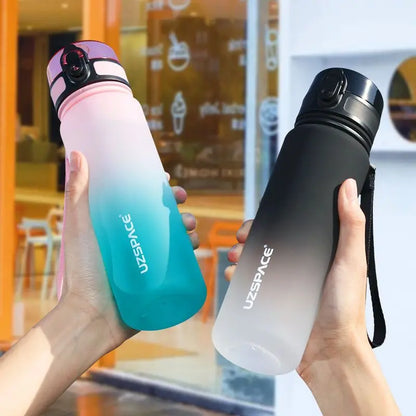 Hot Sale 500/1000ML Sports Water Bottle Shaker Outdoor Travel Portable Leakproof Drinkware Tritan Plastic Drink Bottle BPA Free