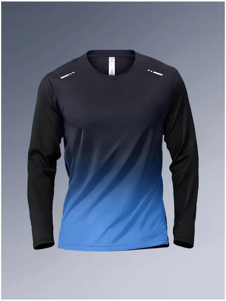 “Flexoora Men’s Quick‑Dry Long‑Sleeve Training Tee”