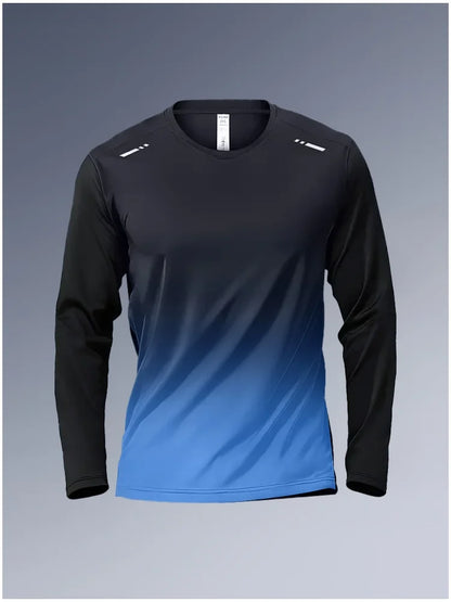“Flexoora Men’s Quick‑Dry Long‑Sleeve Training Tee”