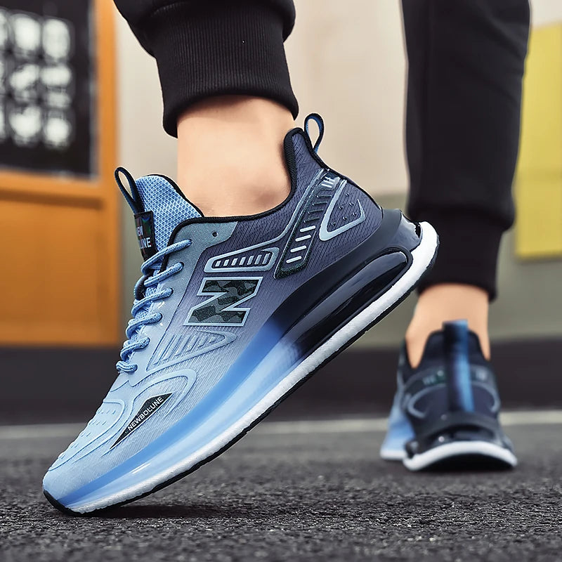 Sports Shoes for Men Mesh Breathable Comfortable Outdoor Sports Trendy Lace-up Sneakers 2025 New Casual Running Shoes for Man