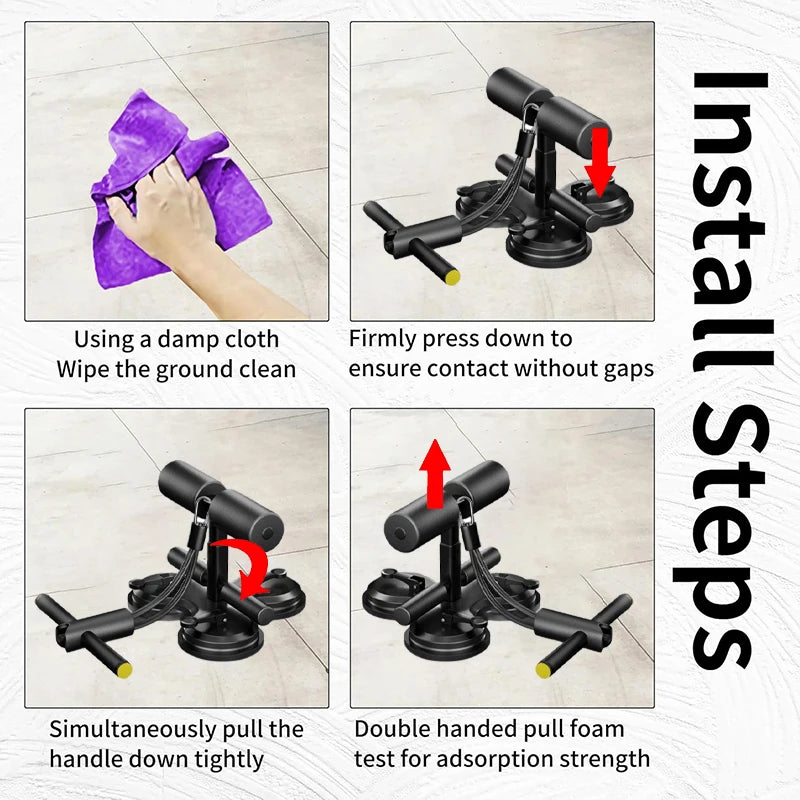 “Flexoora Sit‑Up & Push‑Up Bar – Gym Fitness Body Portable Home Tool for Abs, Arms & Legs”