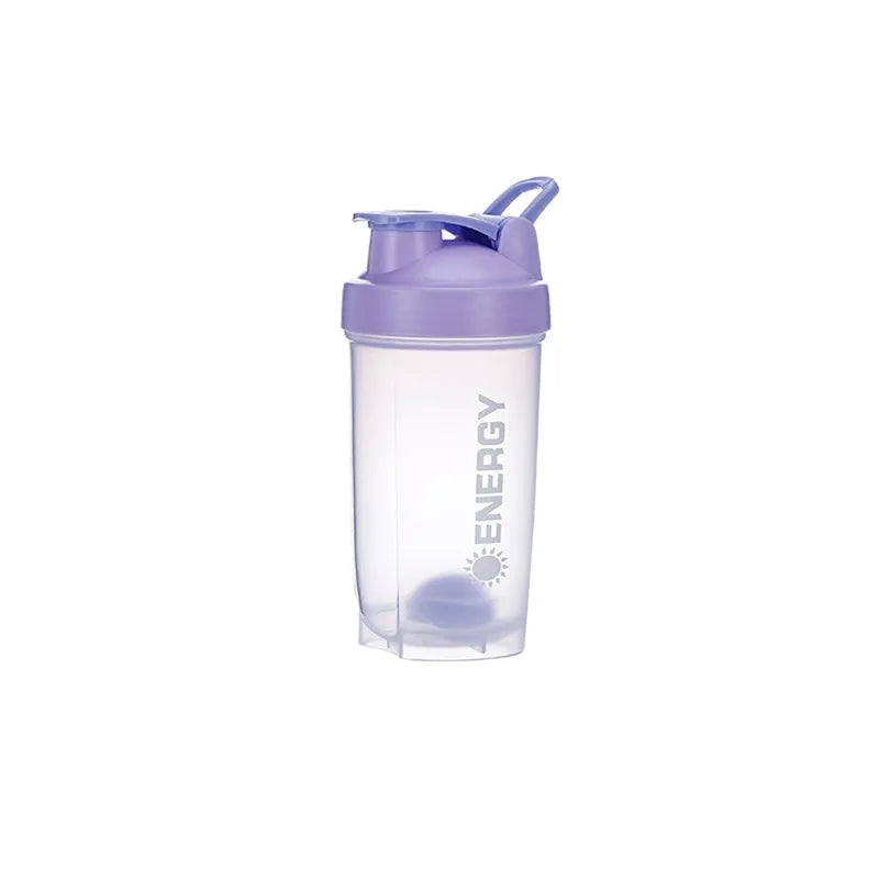 500/700ml Portable Shaker Bottle with Stirring Ball Is Perfect for Protein Shakes and Pre-workout Water Bottles without BPA