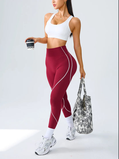“Flexoora Women’s Gym Tracksuit Set – Top & Leggings”