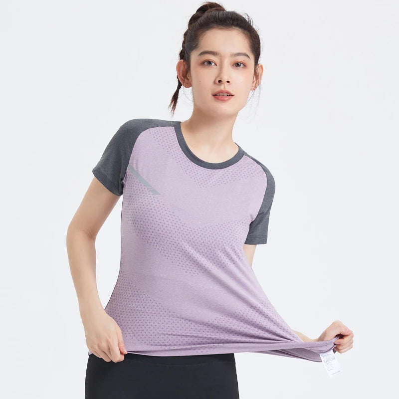 “Flexoora Women’s Quick‑Dry Yoga & Gym Tee”