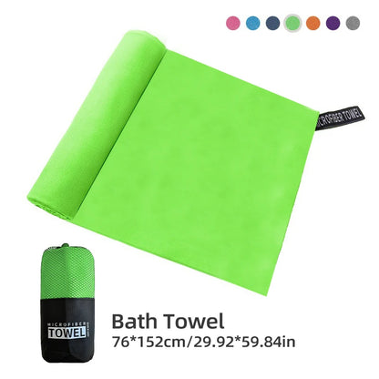 Microfiber Quick Dry Gym Towel Silver ION OdorFree Absorbent Fiber Fast Drying Workout Gear for Body Sweat Working Out Towels