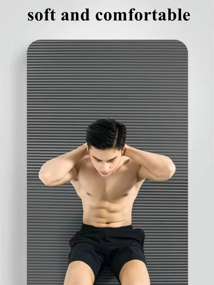 “Flexoora Premium Gym Mat – 185×90 cm, Thick 10 mm Cushion – Gym & Fitness Body”