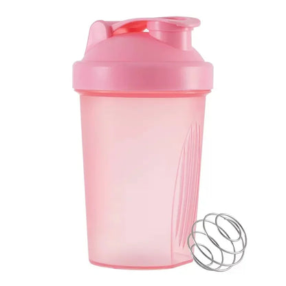 Sport Shaker Bottle 400ML Whey Protein Powder Mixing Bottle Sport Fitness Gym Shaker Outdoor Portable Plastic Drink Bottle