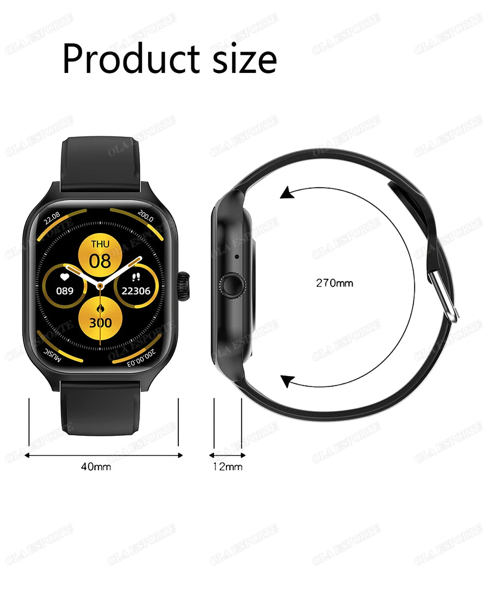 2025 New Smart Watch Men Women Gift Full Touch Screen Digital Sport Fitness Message Watches Bluetooth Call Smartwatch Wristwatch