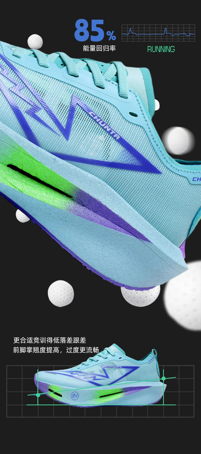 Running Shoes Carbon Board Speciality Marathon Men Sports Breathable Lightweight Women's Comfortable Athletic Nonskid Sneakers