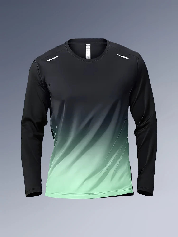 “Flexoora Men’s Quick‑Dry Long‑Sleeve Training Tee”
