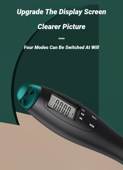 “Flexoora Counting Jump Rope – Gym Fitness Body Adjustable Steel Skipping Rope with Counter”