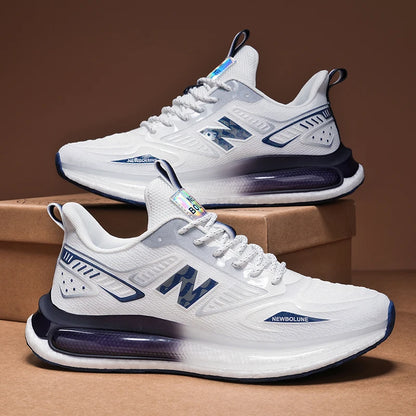 Sports Shoes for Men Mesh Breathable Comfortable Outdoor Sports Trendy Lace-up Sneakers 2025 New Casual Running Shoes for Man