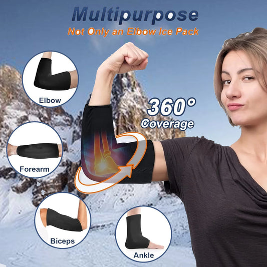 “Flexoora Reusable Gel Ice Pack – Gym Fitness Body Cold & Hot Therapy for Elbow, Hand, Knee & Heel”