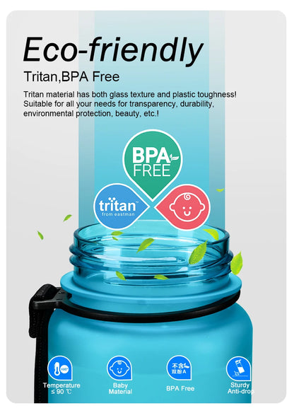 Brand BPA Free Leak Proof Sports Travel Water Bottle High Quality Tour Hiking Portable My Favorite Protein Shaker Drink Bottles