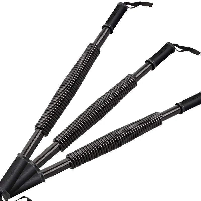 “Flexoora Spring‑Loaded Arm Strength Bar – Gym Fitness Body Adjustable 20‑60kg Upper‑Limb Trainer”