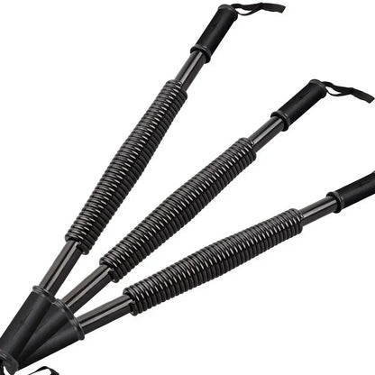 “Flexoora Spring‑Loaded Arm Strength Bar – Gym Fitness Body Adjustable 20‑60kg Upper‑Limb Trainer”