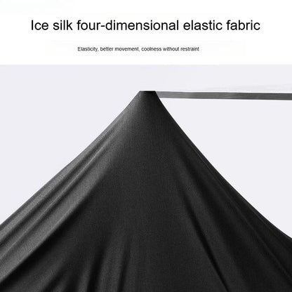 “Flexoora Men’s Ice‑Silk Quick‑Dry Summer 2‑Piece Training Set”