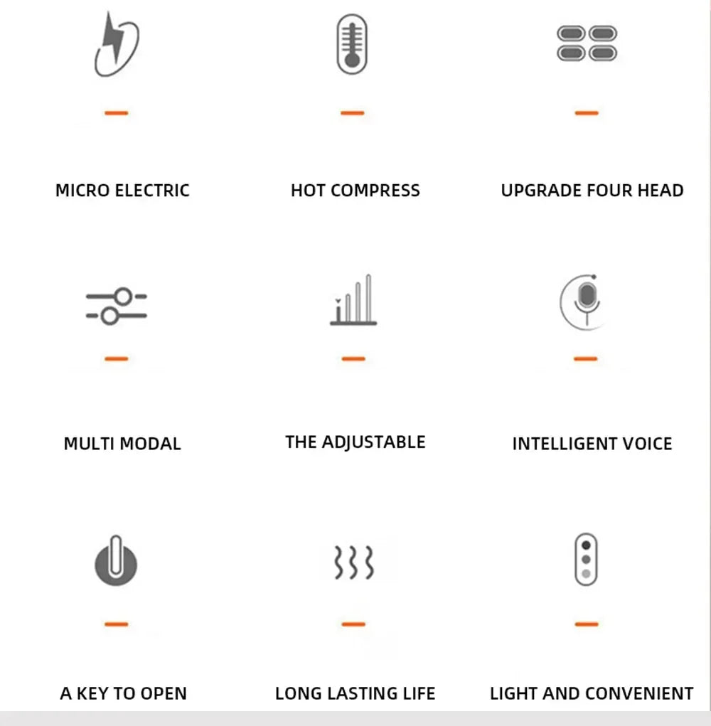 Smart Neck Massager with Heat & Pulse Therapy – Pain Relief for Neck & Shoulders