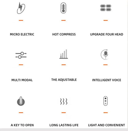 Smart Neck Massager with Heat & Pulse Therapy – Pain Relief for Neck & Shoulders