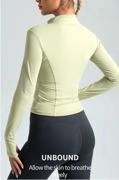 “Flexoora Women’s Breathable Quick‑Dry Full‑Sleeve Training Top”