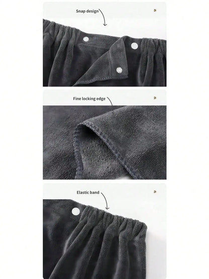 Men Soft Wearable Bath Towel with Pocket Bathrobes Shower Wrap Sauna Gym Swimming Holiday Spa Bath Beach Towel Toalla De Playa