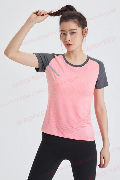 “Flexoora Women’s Quick‑Dry Yoga & Gym Tee”