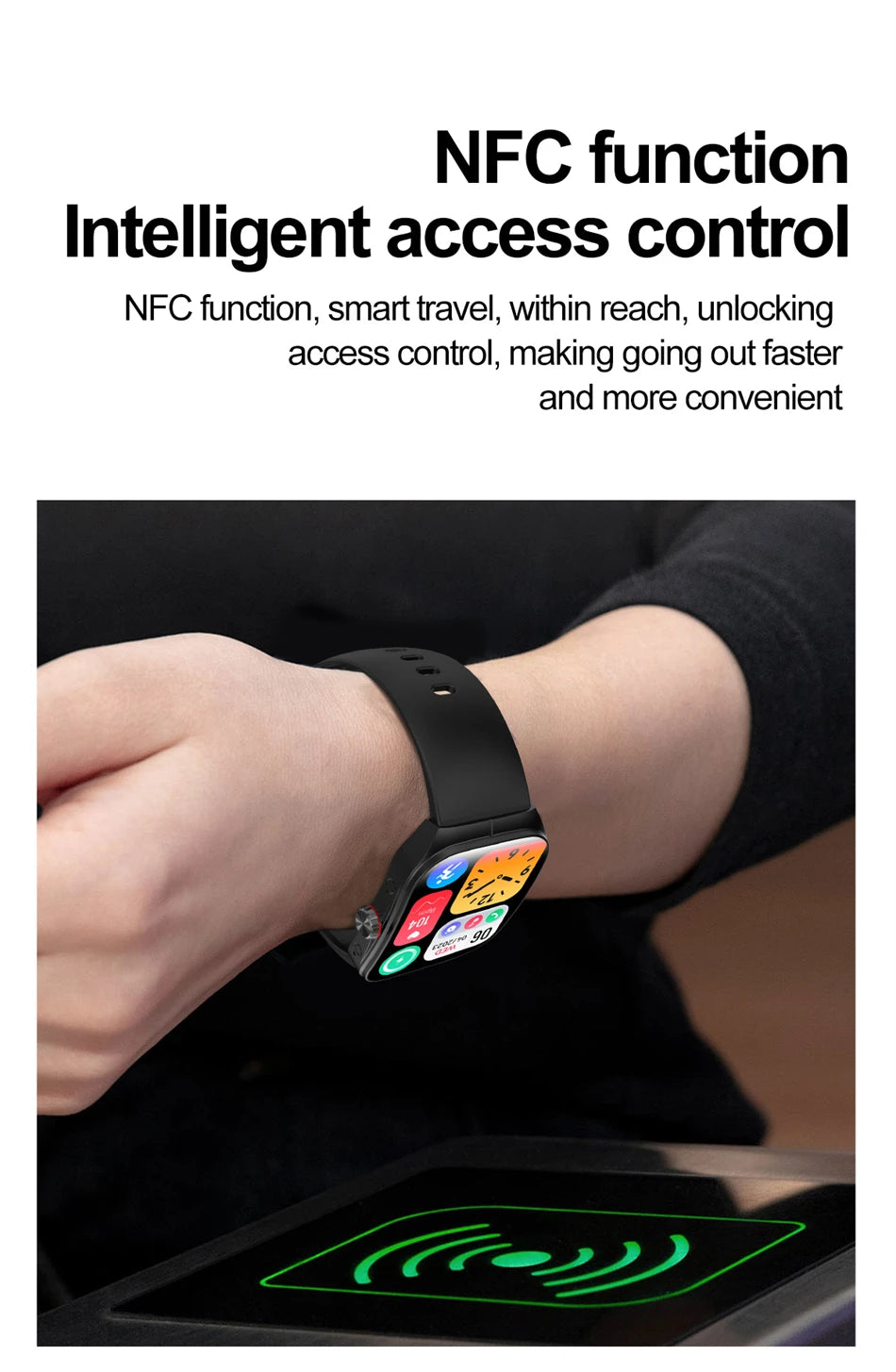 2025 New 1.95 Inch Ultra HD Smart Watch Men For OPPO GPS Tracking Bluetooth Call NFC Heart Rate Sports Fitness Women Smart Watch