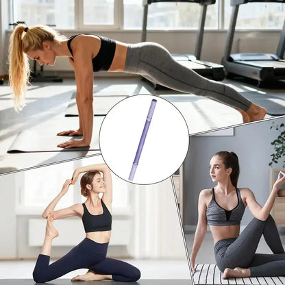 “Flexoora Yoga Stretching Stick – Gym Fitness Body Muscle Relief Tool”