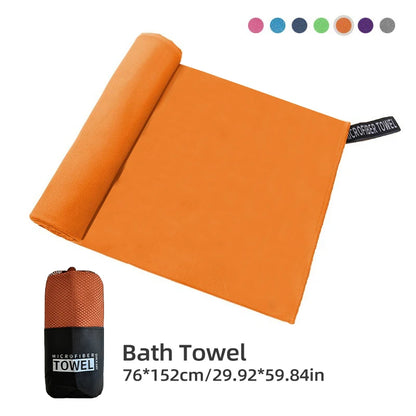 Microfiber Quick Dry Gym Towel Silver ION OdorFree Absorbent Fiber Fast Drying Workout Gear for Body Sweat Working Out Towels