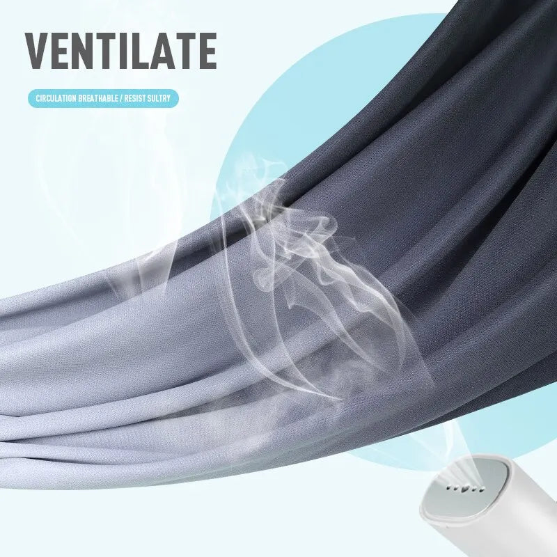 “Flexoora Men’s Ice-Silk Quick-Dry Gym Set – T-Shirt & Shorts for Running & Training”