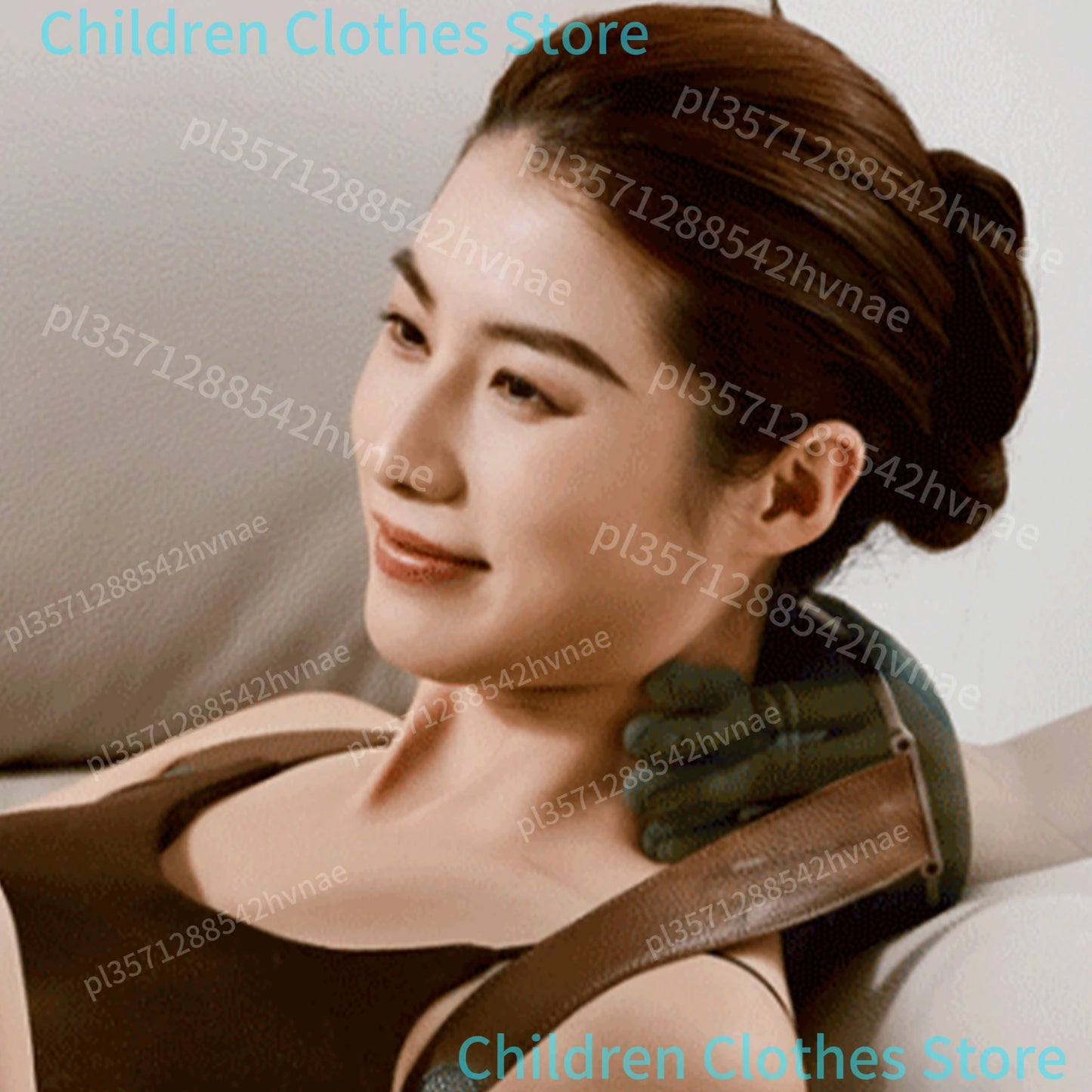 “Flexoora Heated Neck & Shoulder Massager – Gym Fitness Body Electric Kneading‑Pillow 3 Mode”