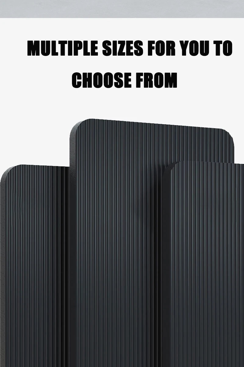 “Flexoora 15 mm Non‑Slip Yoga Mat – Gym Fitness Body Travel & Home Workout Pad”