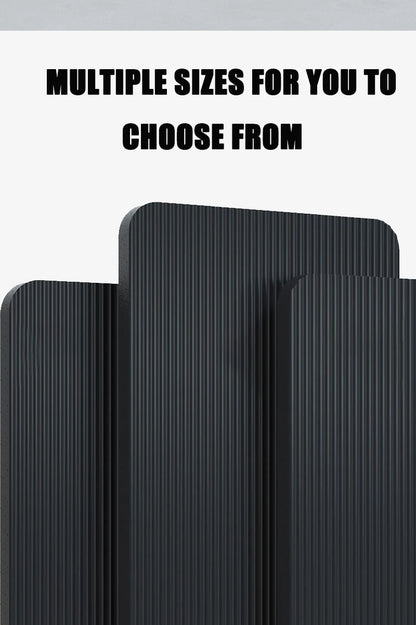 “Flexoora 15 mm Non‑Slip Yoga Mat – Gym Fitness Body Travel & Home Workout Pad”