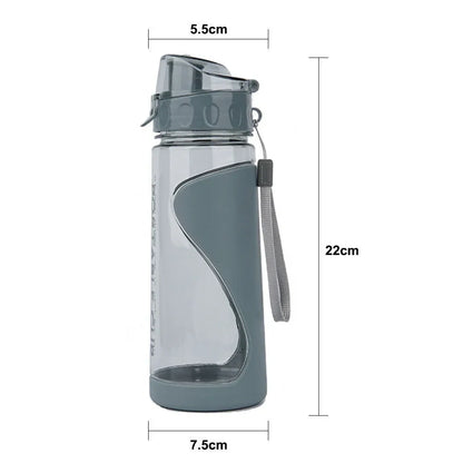 500ml Portable Sports Water Bottle Plastic Outdoor Gym Travel Drinks Mugs Clear Leakproof Drinking Bottle Water Bottles