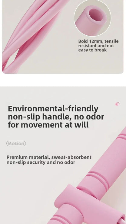 “Flexoora Elastic Bands Set – Gym Fitness Body Tension Ropes for Home Ab & Belly Workout”