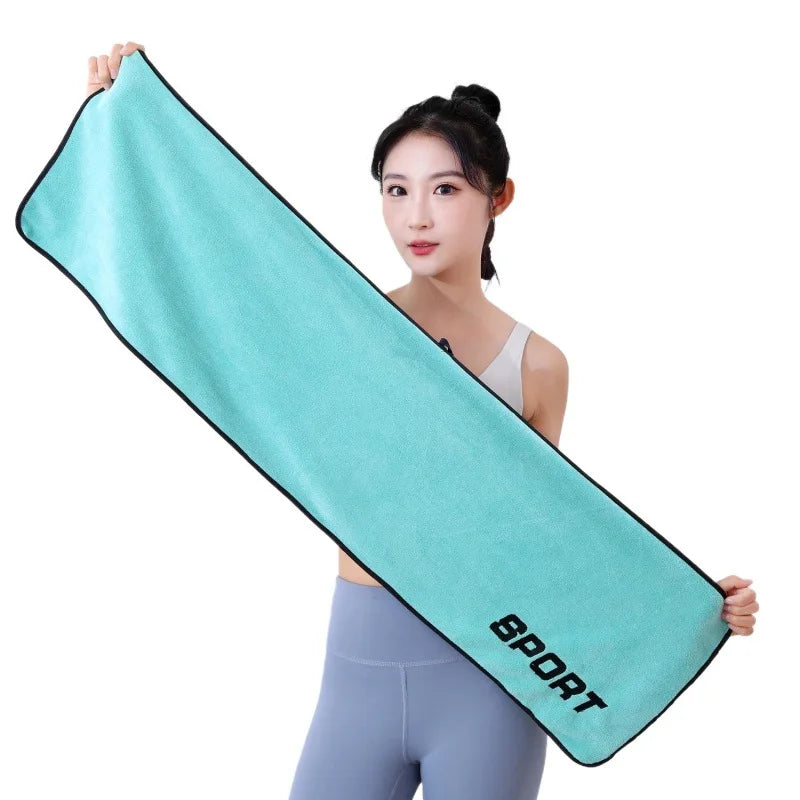 30 * 110cm Sports Towel ultra-fine fiber Gym Workout Sweat absorption towel Yoga Quick drying exercise Beach quick dry Towel