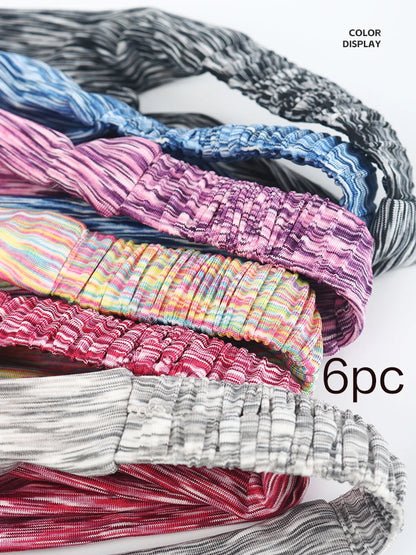 “Flexoora Sweat‑Absorbing Sports Headband – Gym Fitness Body 1/4/6‑Pack”