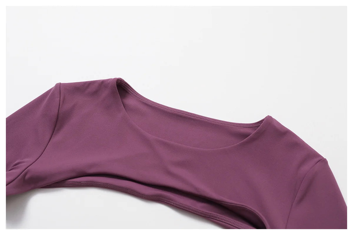 “Flexoora Women’s Long‑Sleeve Quick‑Dry Training Tee – Gym & Run”