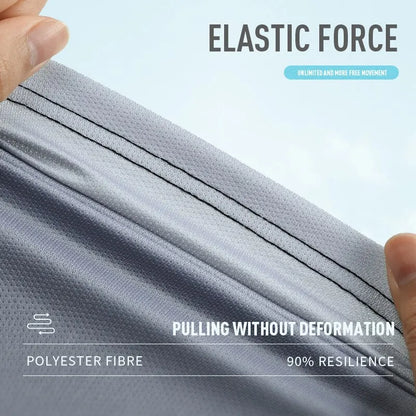 “Flexoora Men’s Ice-Silk Quick-Dry Gym Set – T-Shirt & Shorts for Running & Training”