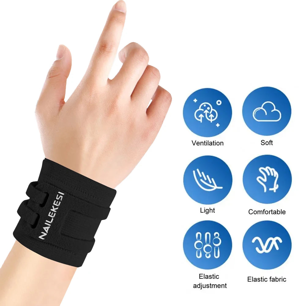 “Flexoora Adjustable Wrist Brace – Gym Fitness Body TFCC Support & Tendonitis Weight‑Lifting Wrap”