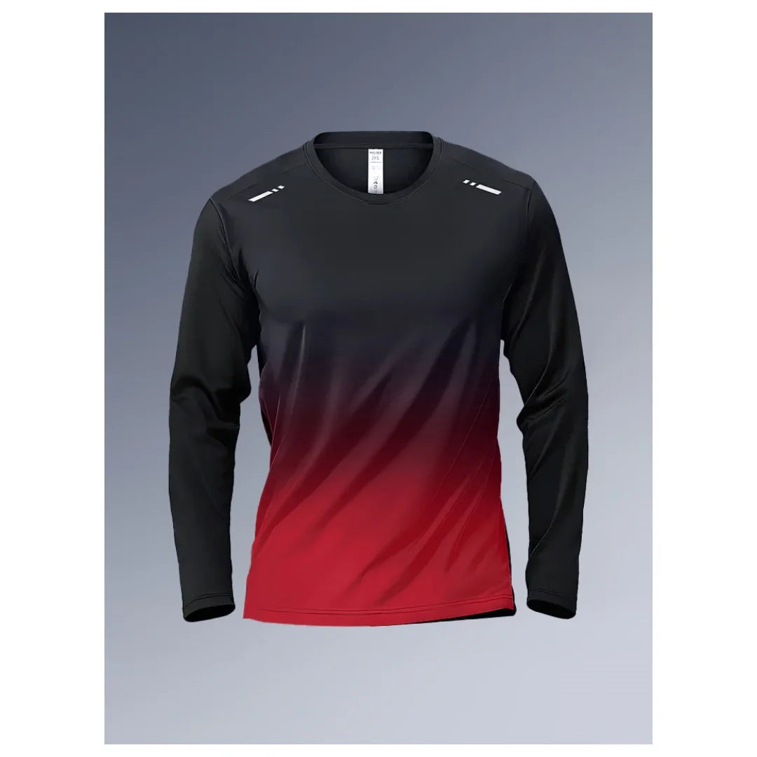 “Flexoora Men’s Quick‑Dry Long‑Sleeve Training Tee”