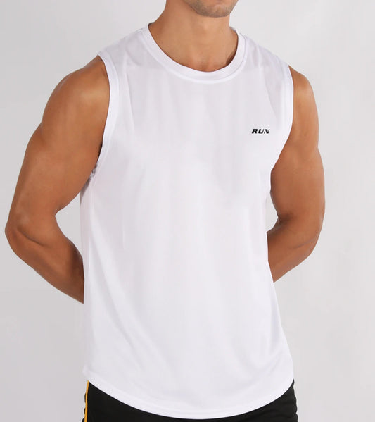 “Flexoora Men’s Summer Loose Fit Training Vest – Breathable Gym Top”