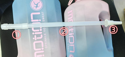 2 Liter Sports Water Bottle With Straw Large Capacity Fitness With Scale Gradient Kettle Outdoor Plastic Portable Water Bottle