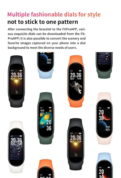 2025 Fitness Watch: Color Display, Step Tracker, Multi-Sport, Message Notifications, Remote Camera/Music Band